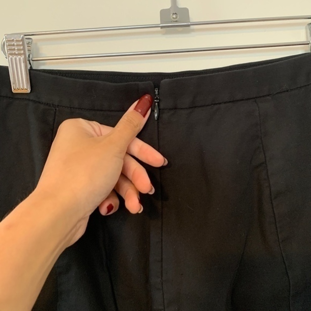 J. Crew Black Pencil Skirt sz 00 - Picture 5 of 7